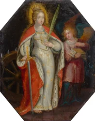 Saint Catherine, Accompanied by an Angel
